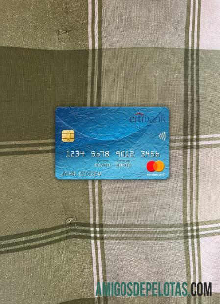 Itália Citibank Mastercard Photolook Front exemplo real